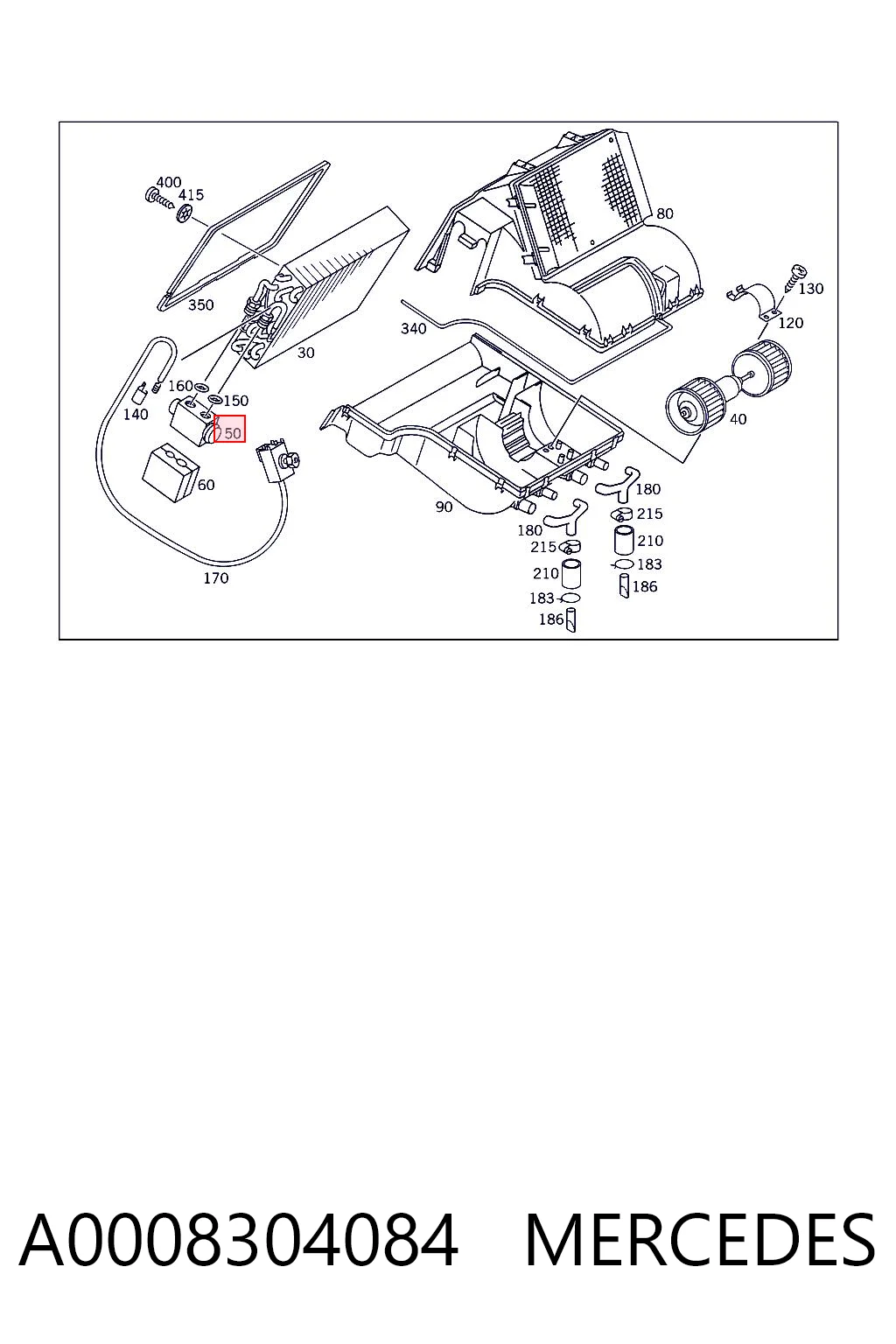 A0008304084 Mercedes
