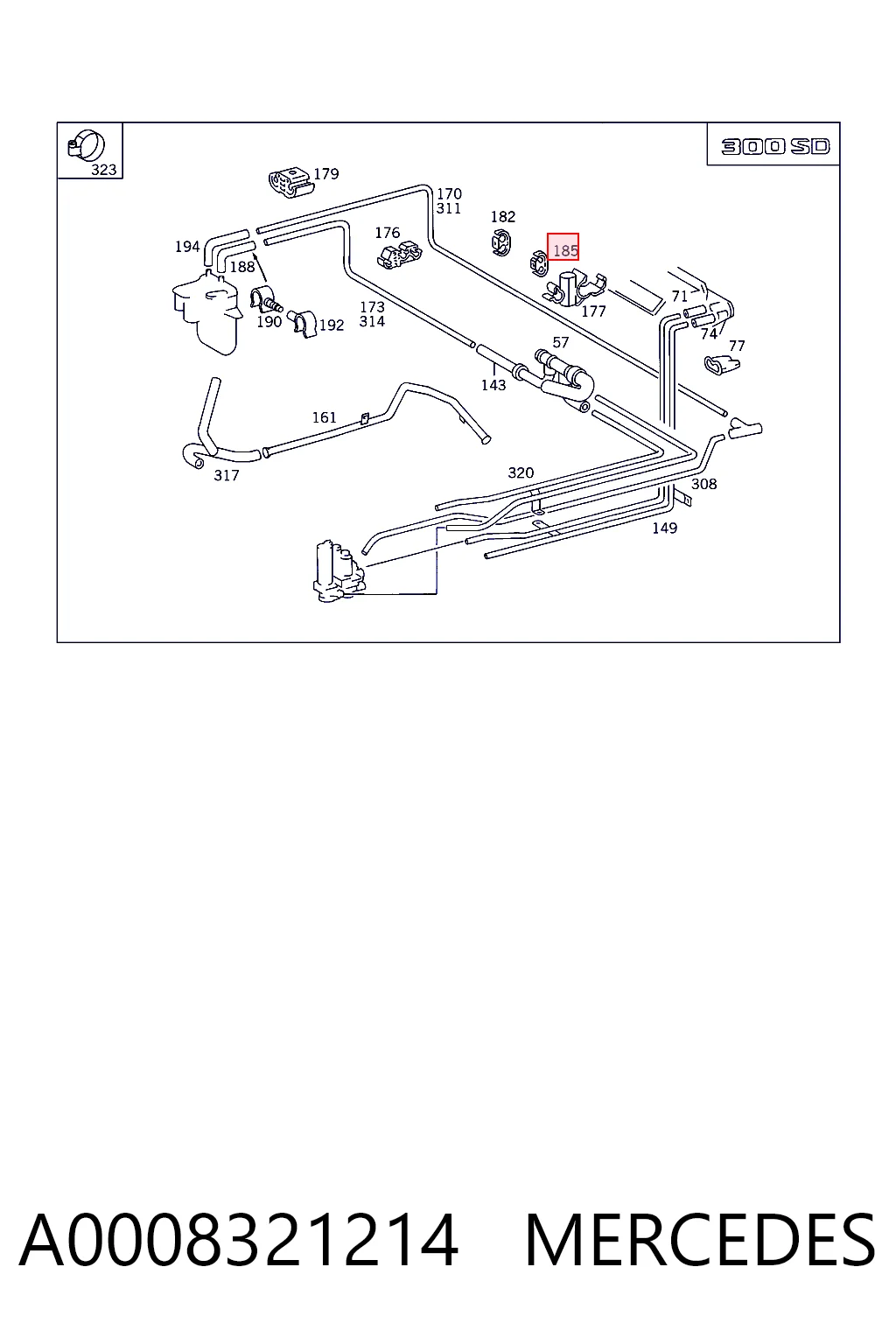 A0008321214 Mercedes