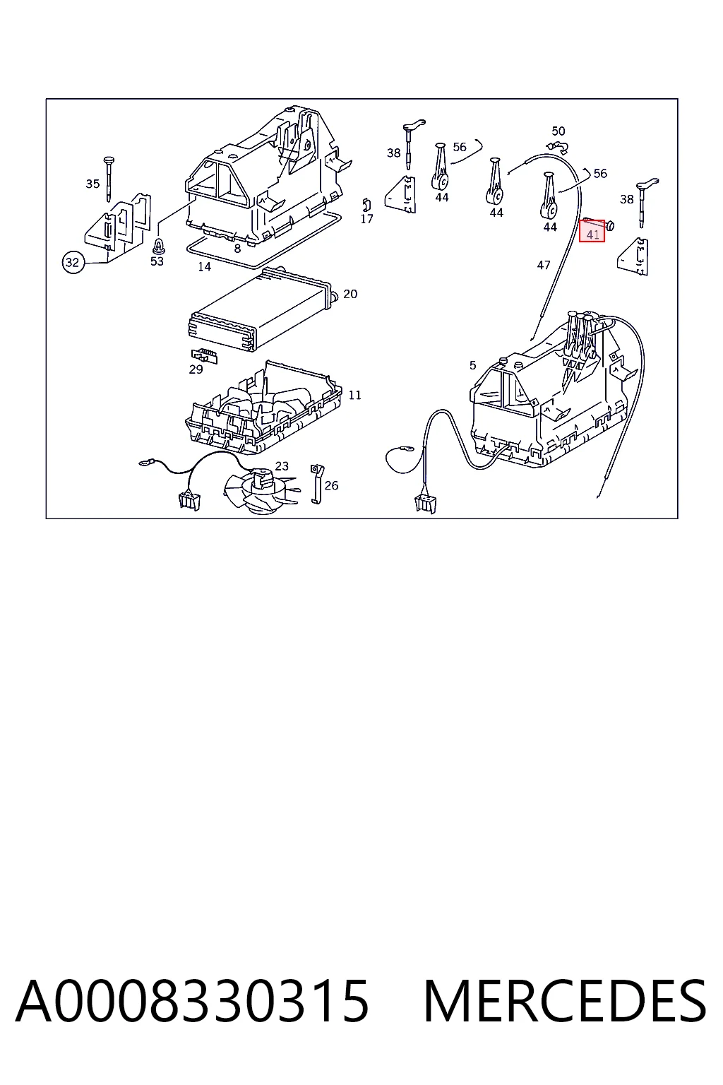 A0008330315 Mercedes