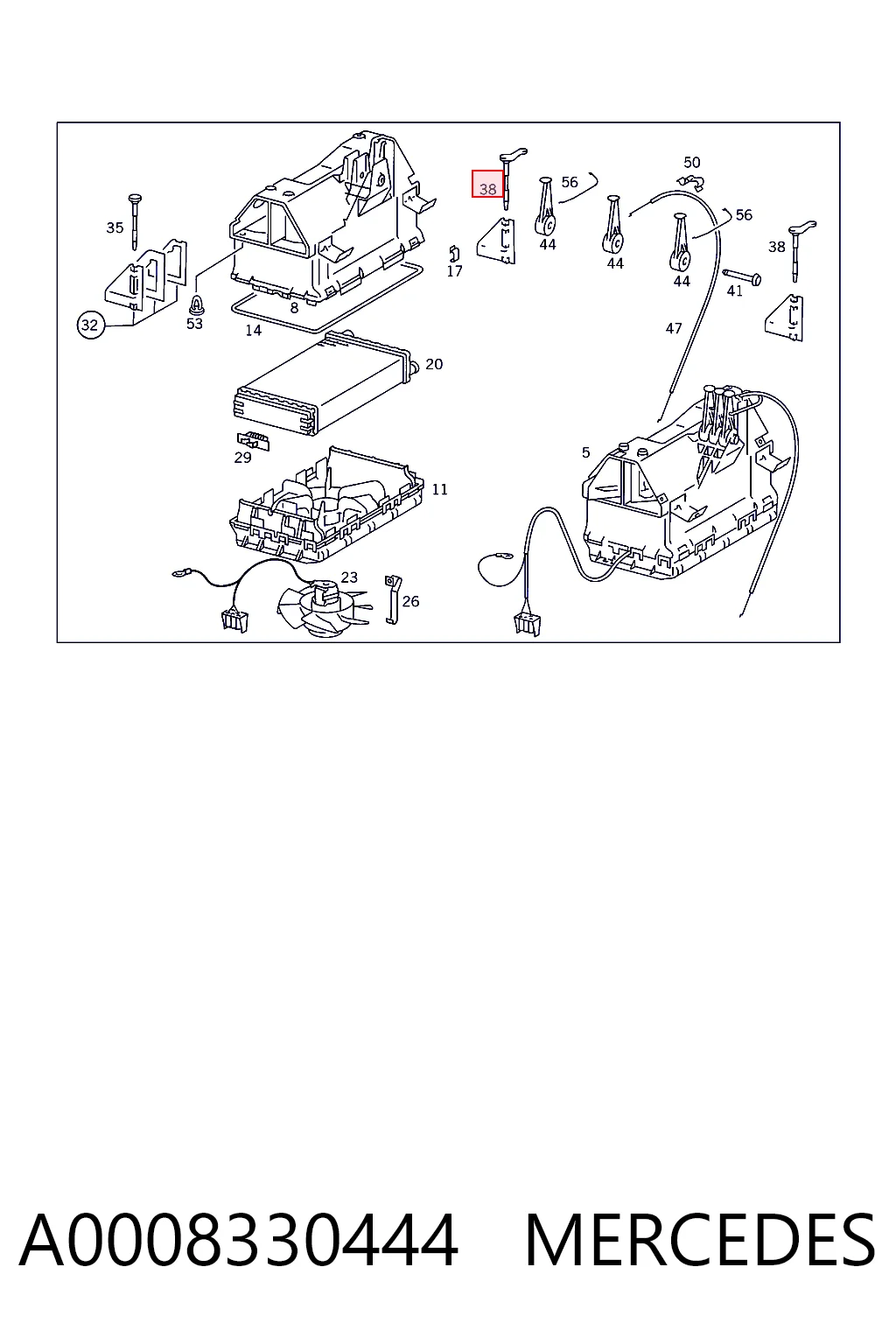 A0008330444 Mercedes