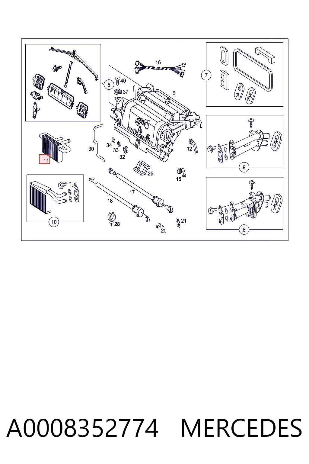 A0008352774 Mercedes