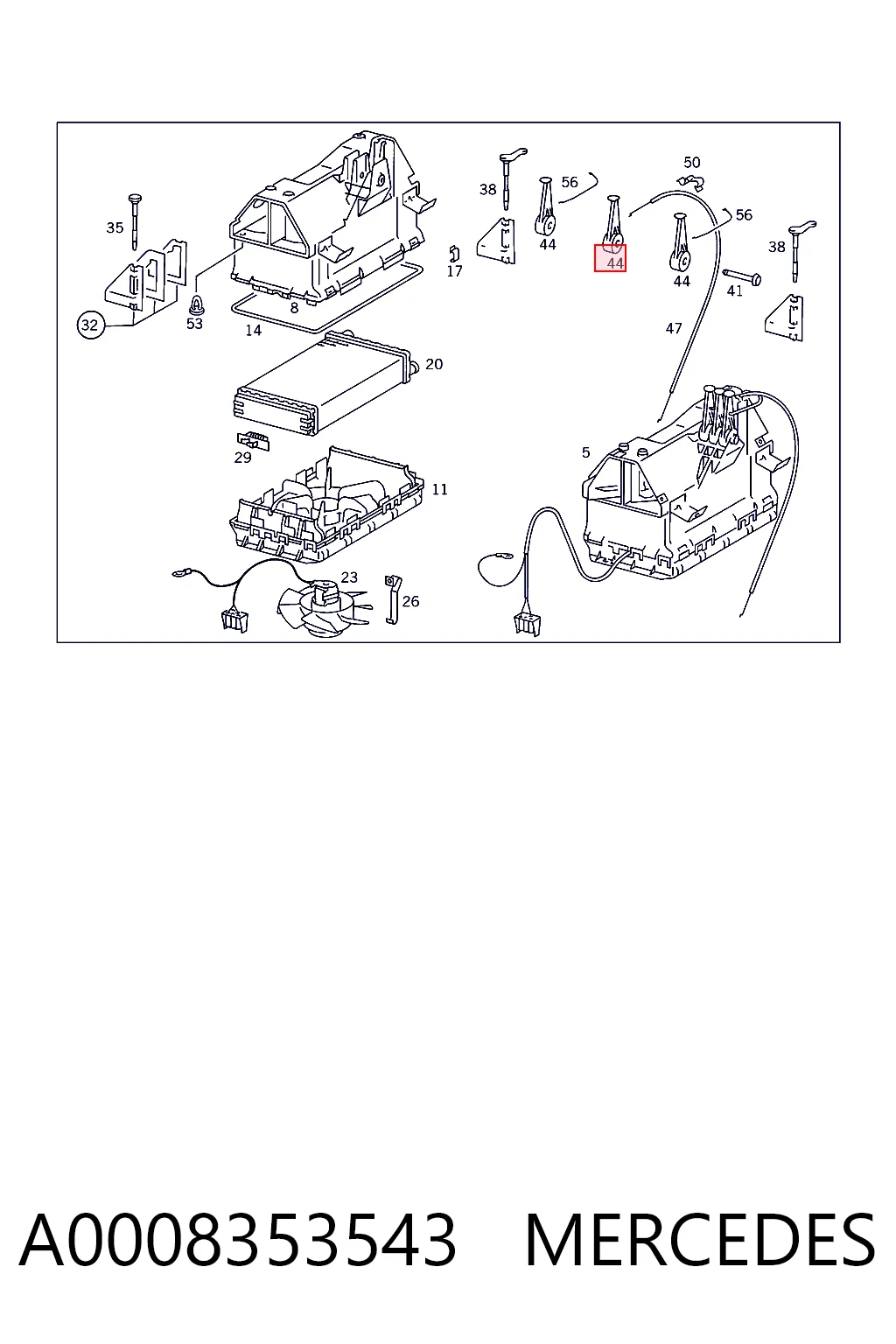 A0008353543 Mercedes