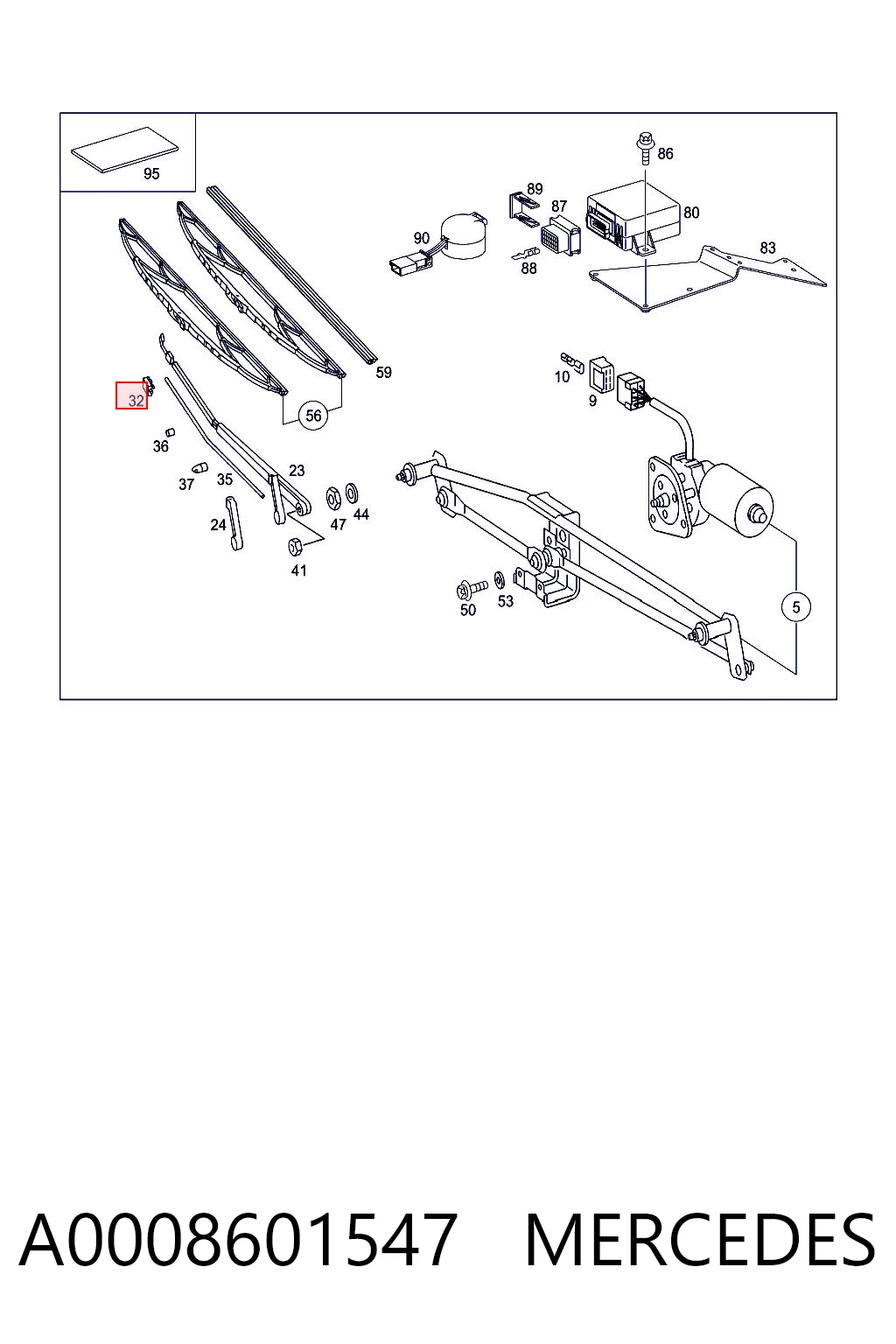 A0008601547 Mercedes