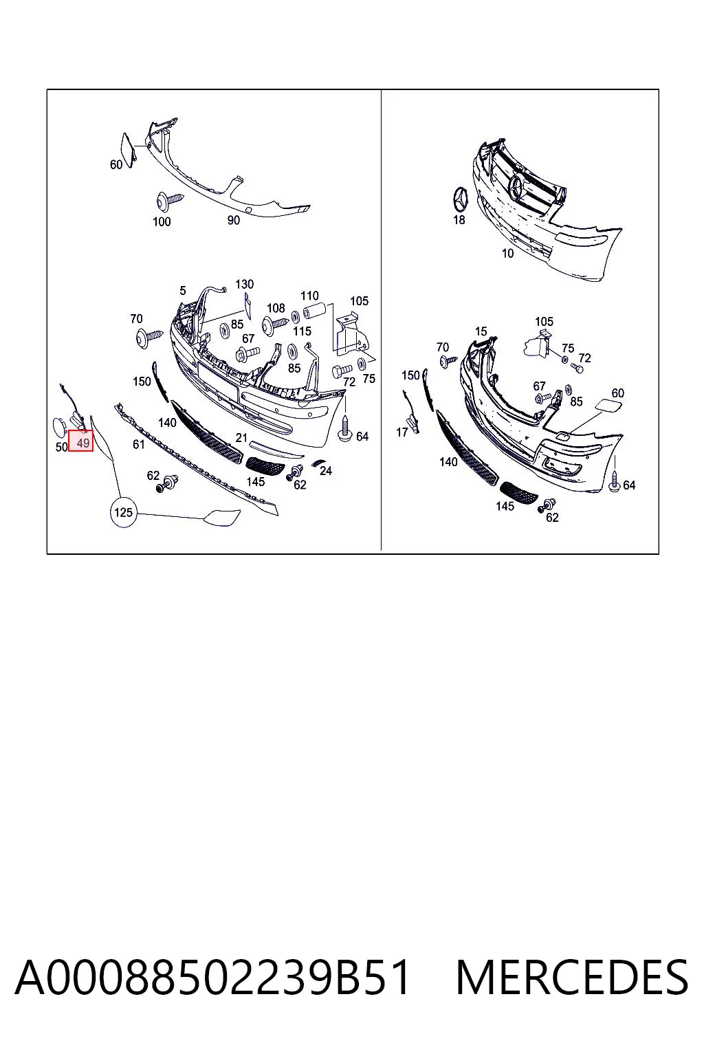 A00088502239B51 Mercedes