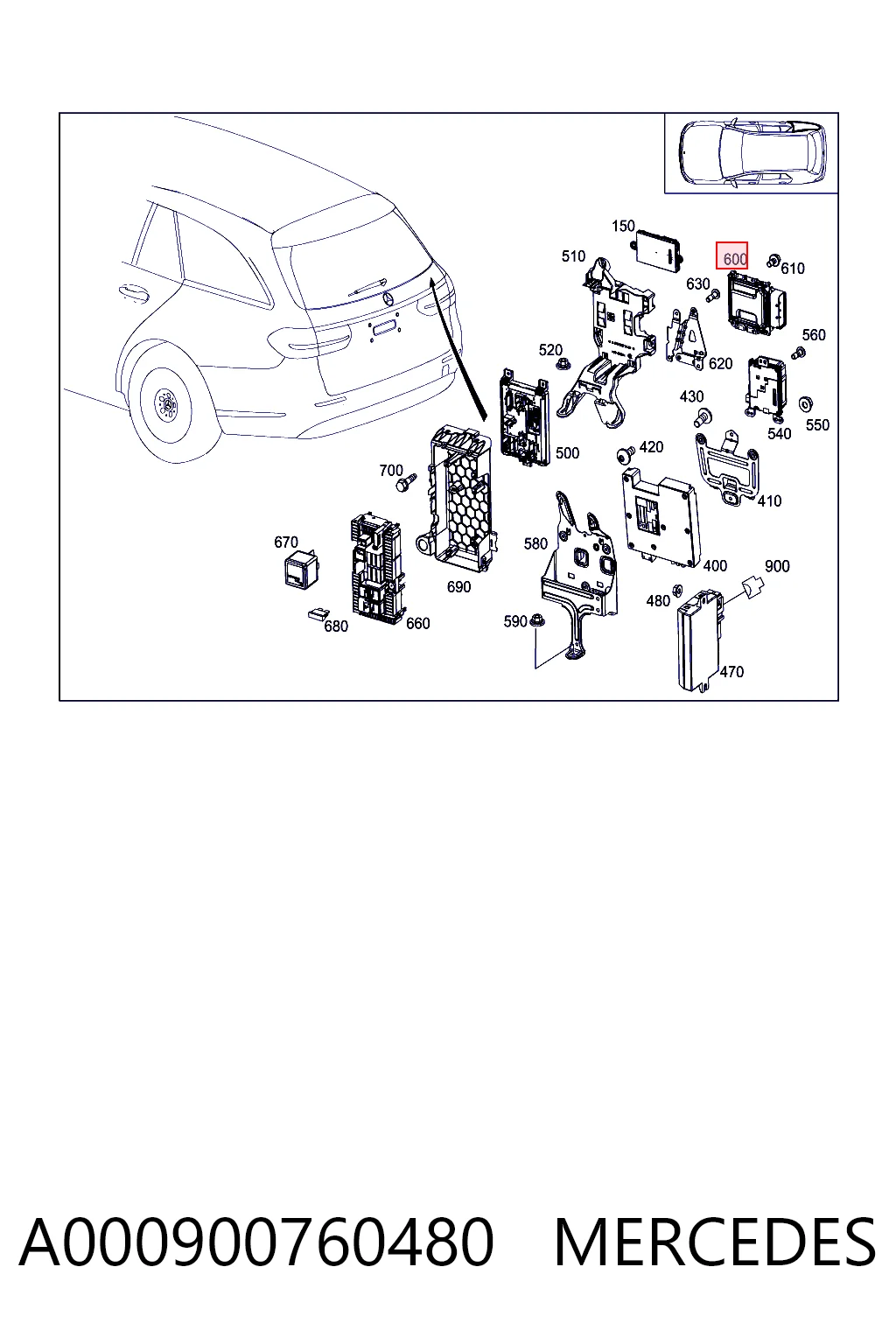 A000900760480 Mercedes
