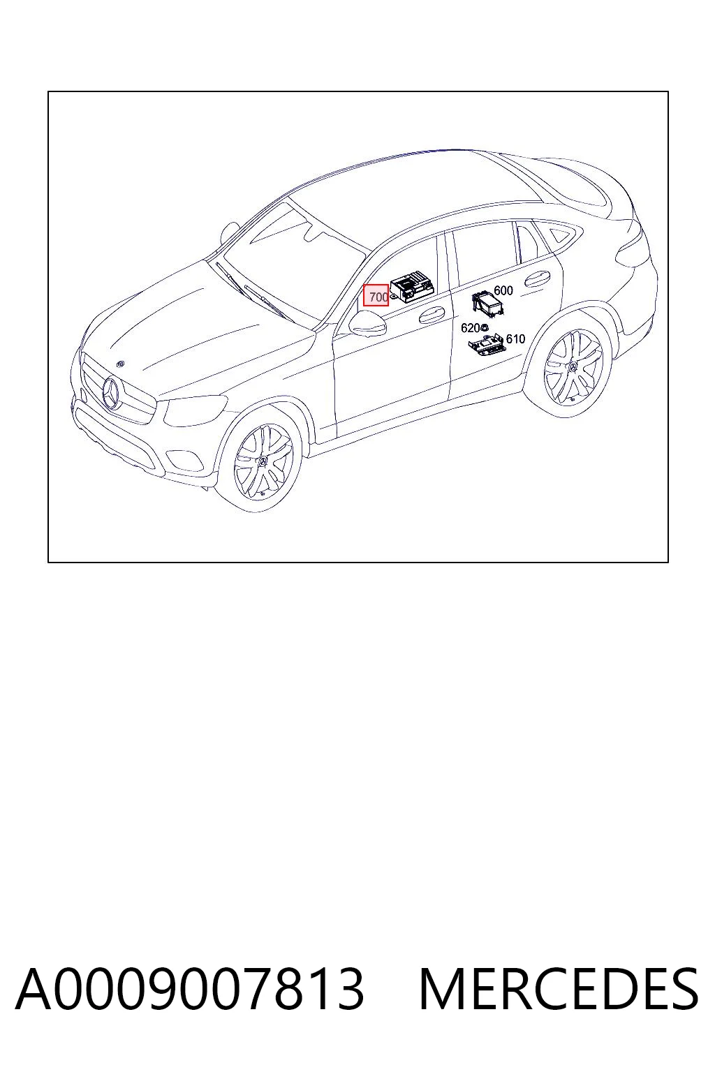 A0009007813 Mercedes