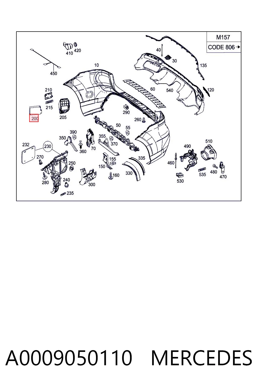 A0009050110 Mercedes
