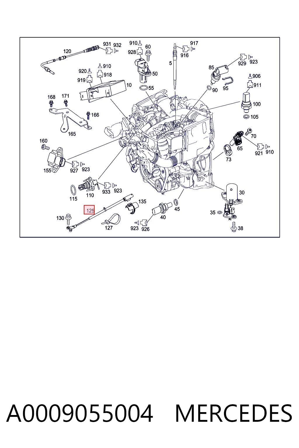 A0009055004 Mercedes
