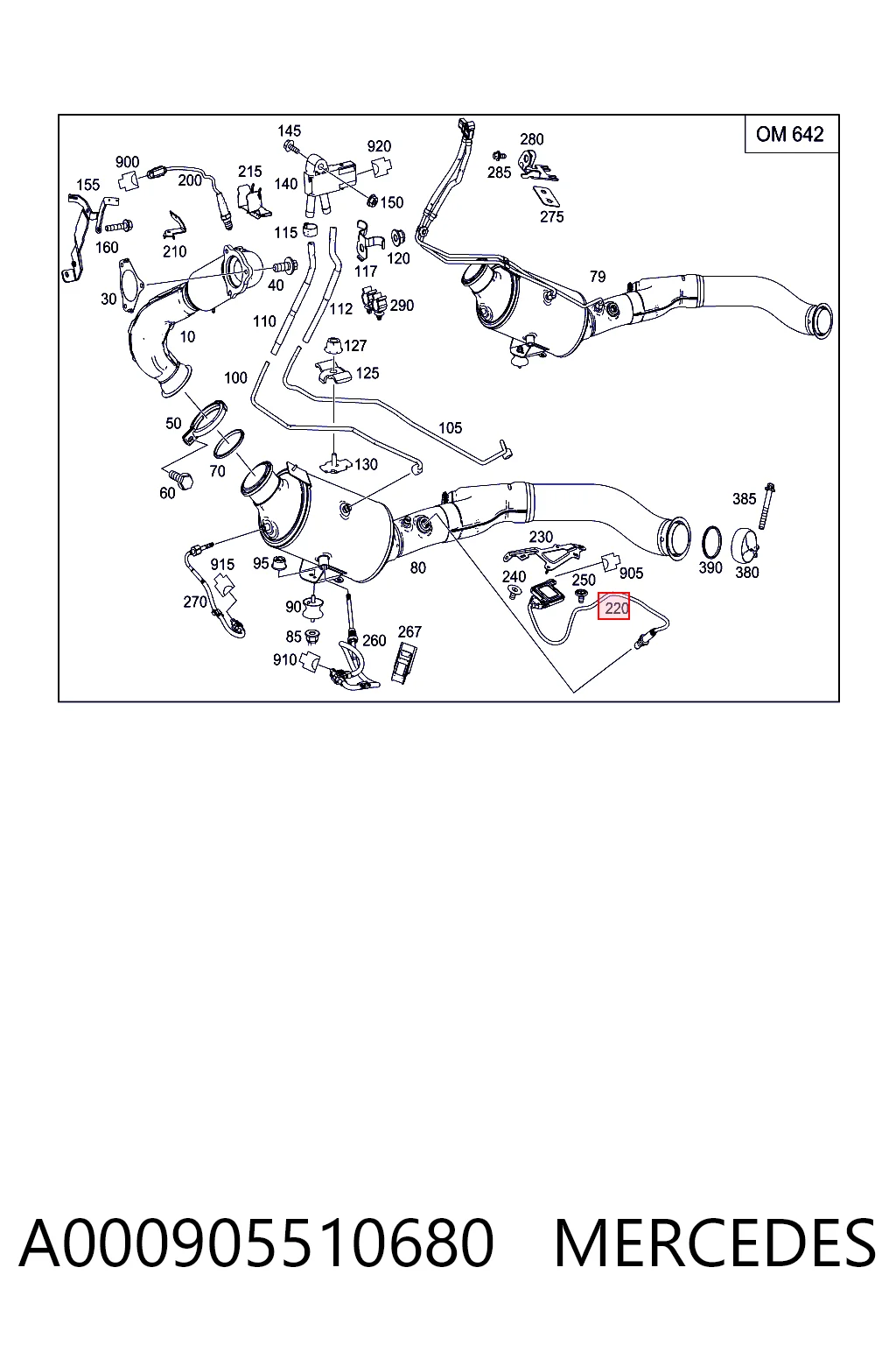 A000905510680 Mercedes