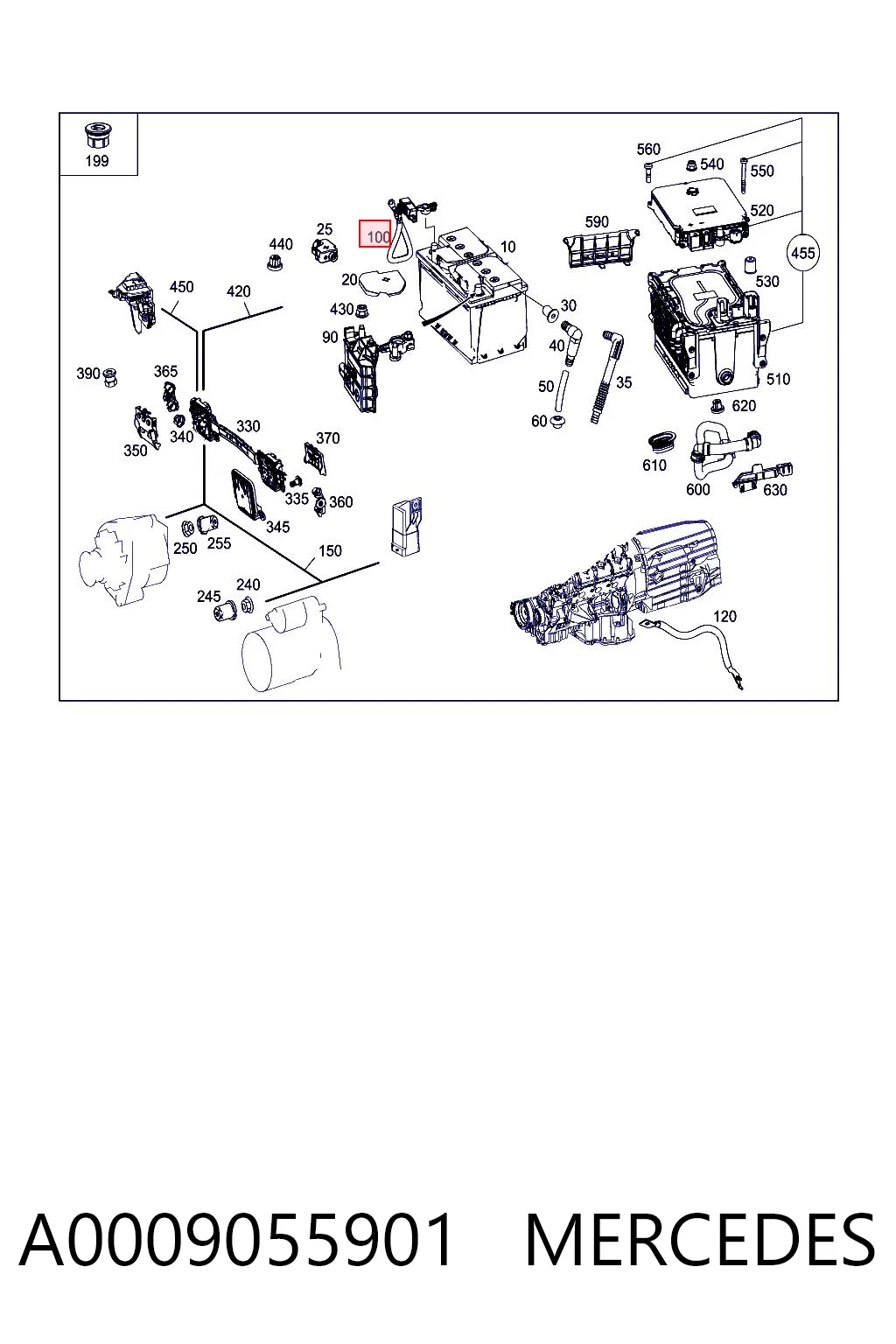A0009055901 Mercedes