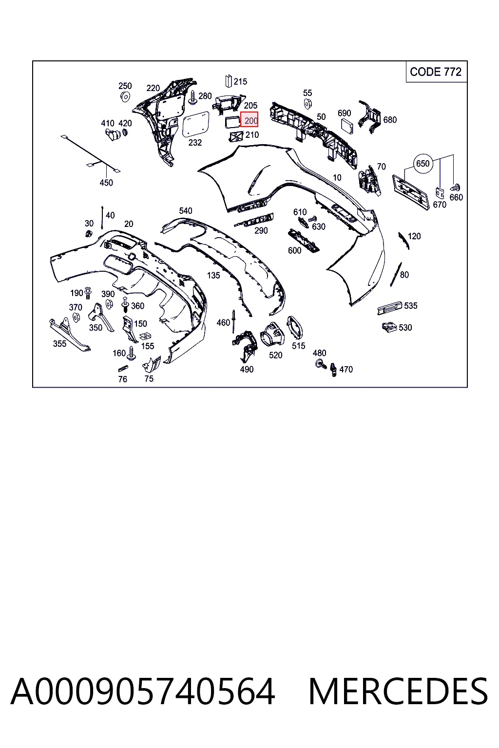 A000905740564 Mercedes