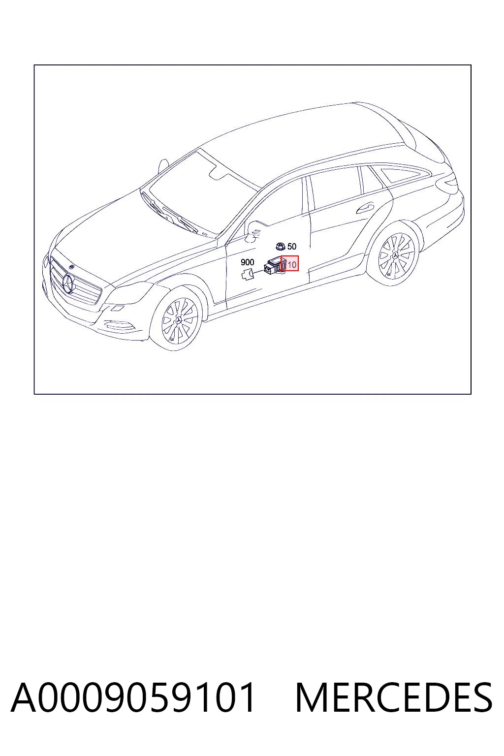 A0009059101 Mercedes