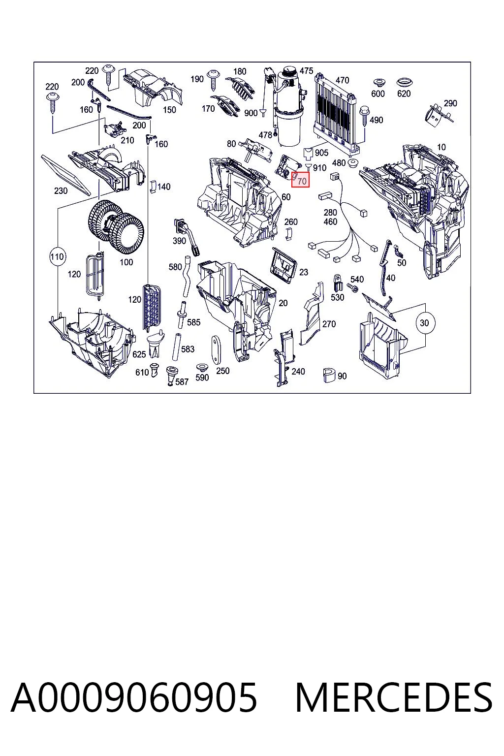 A0009060905 Mercedes