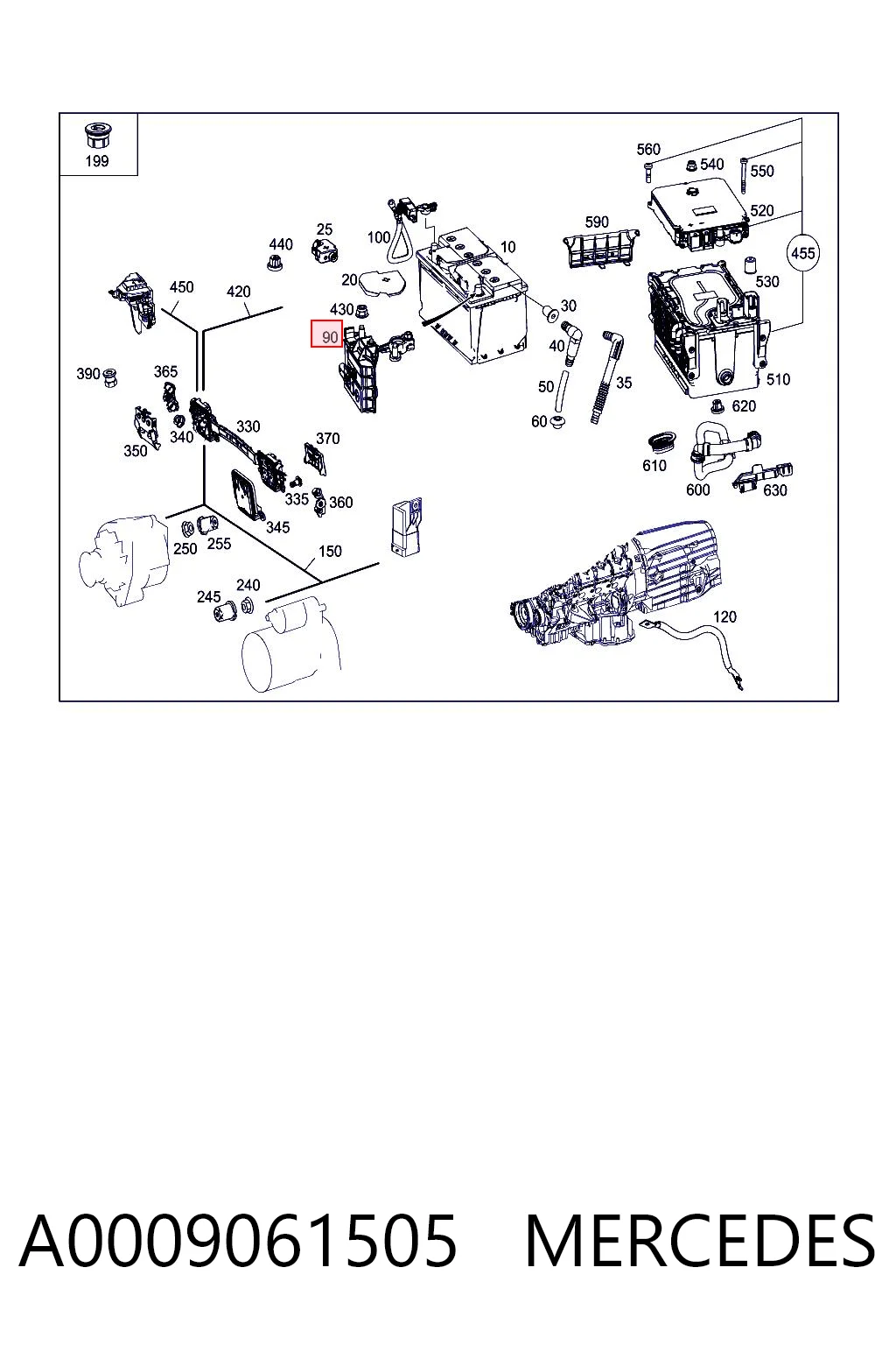 A0009061505 Mercedes