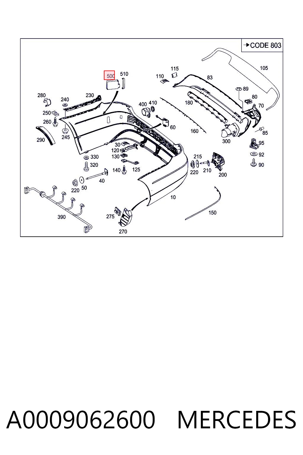 A0009062600 Mercedes