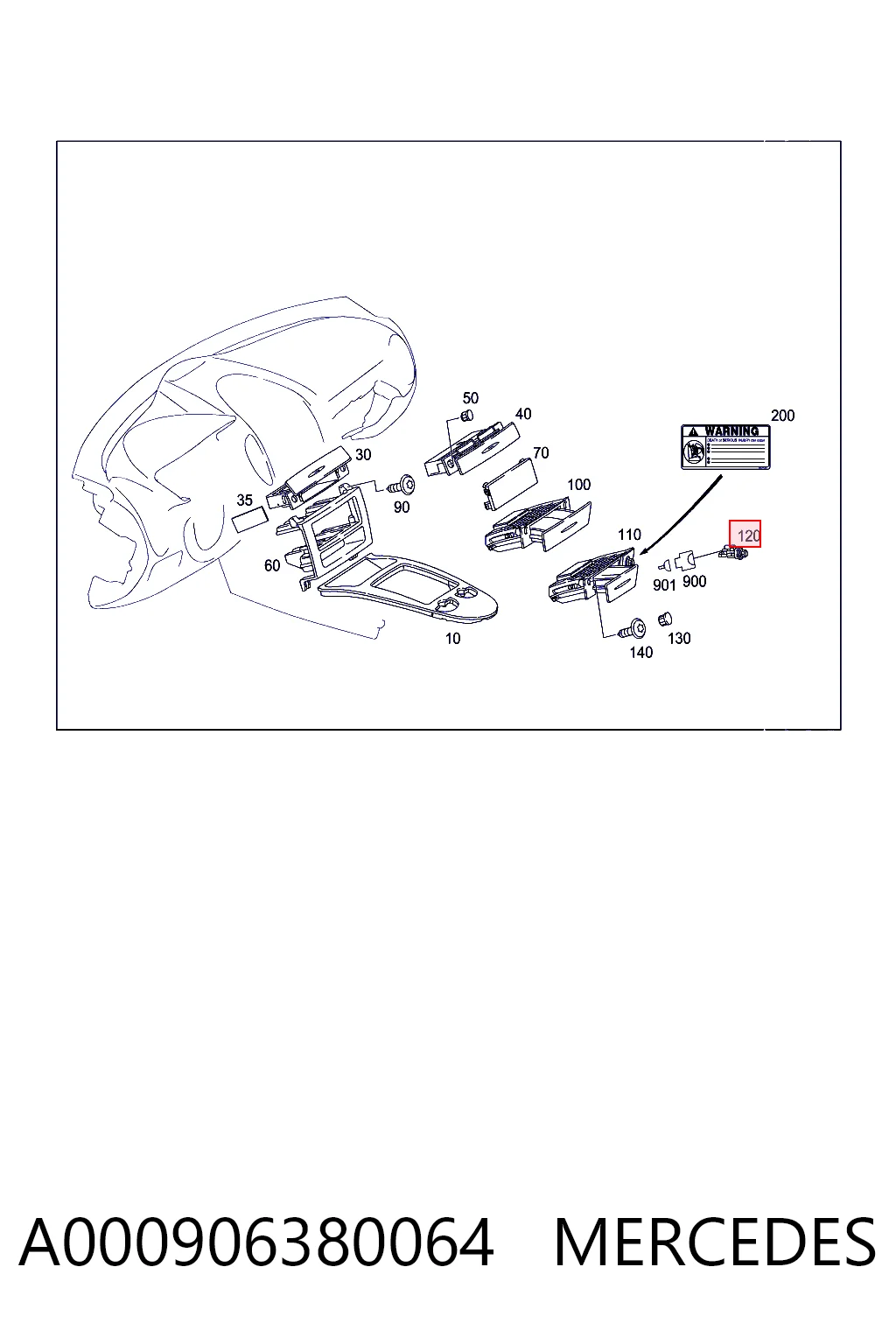 A000906380064 Mercedes