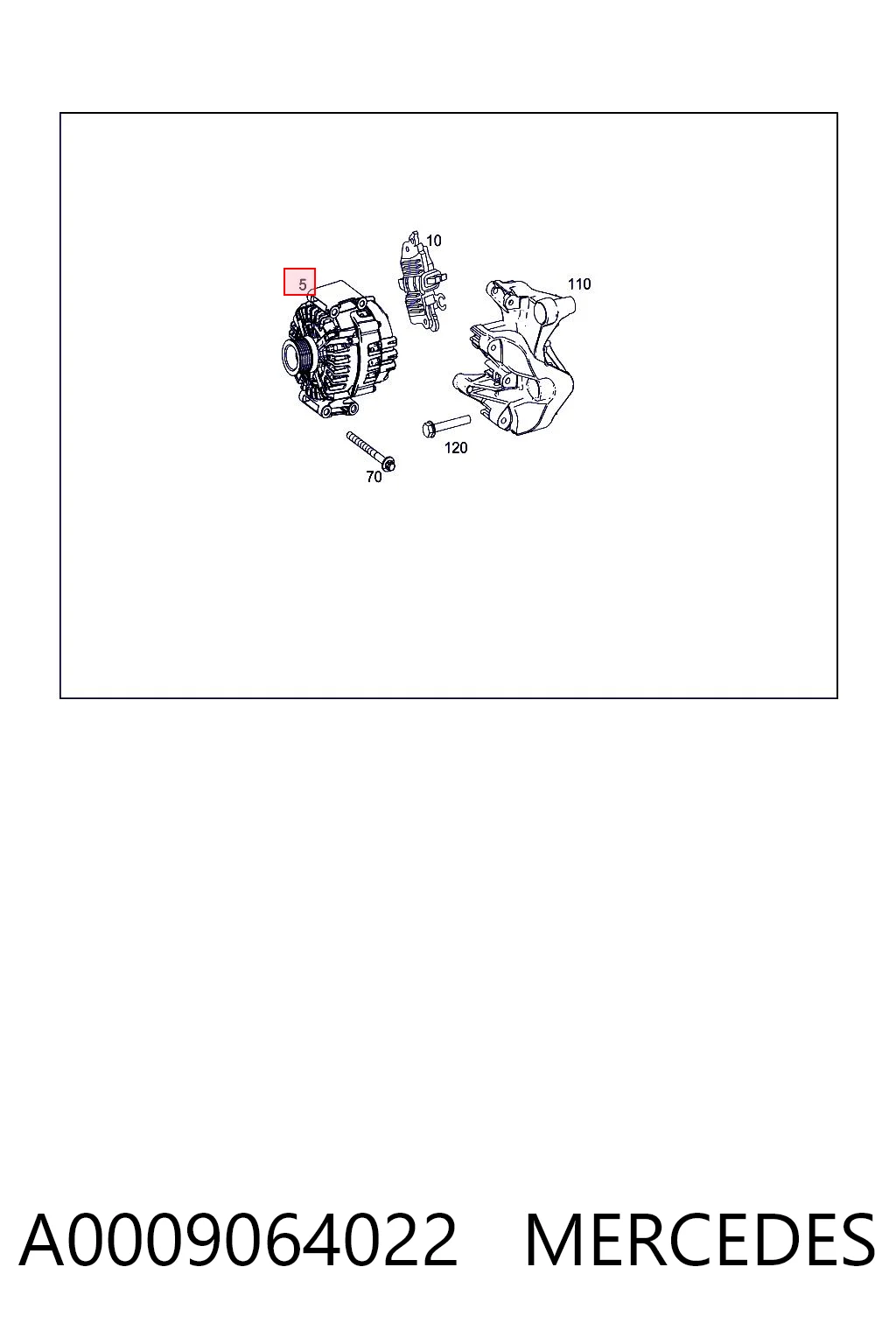 A0009064022 Mercedes