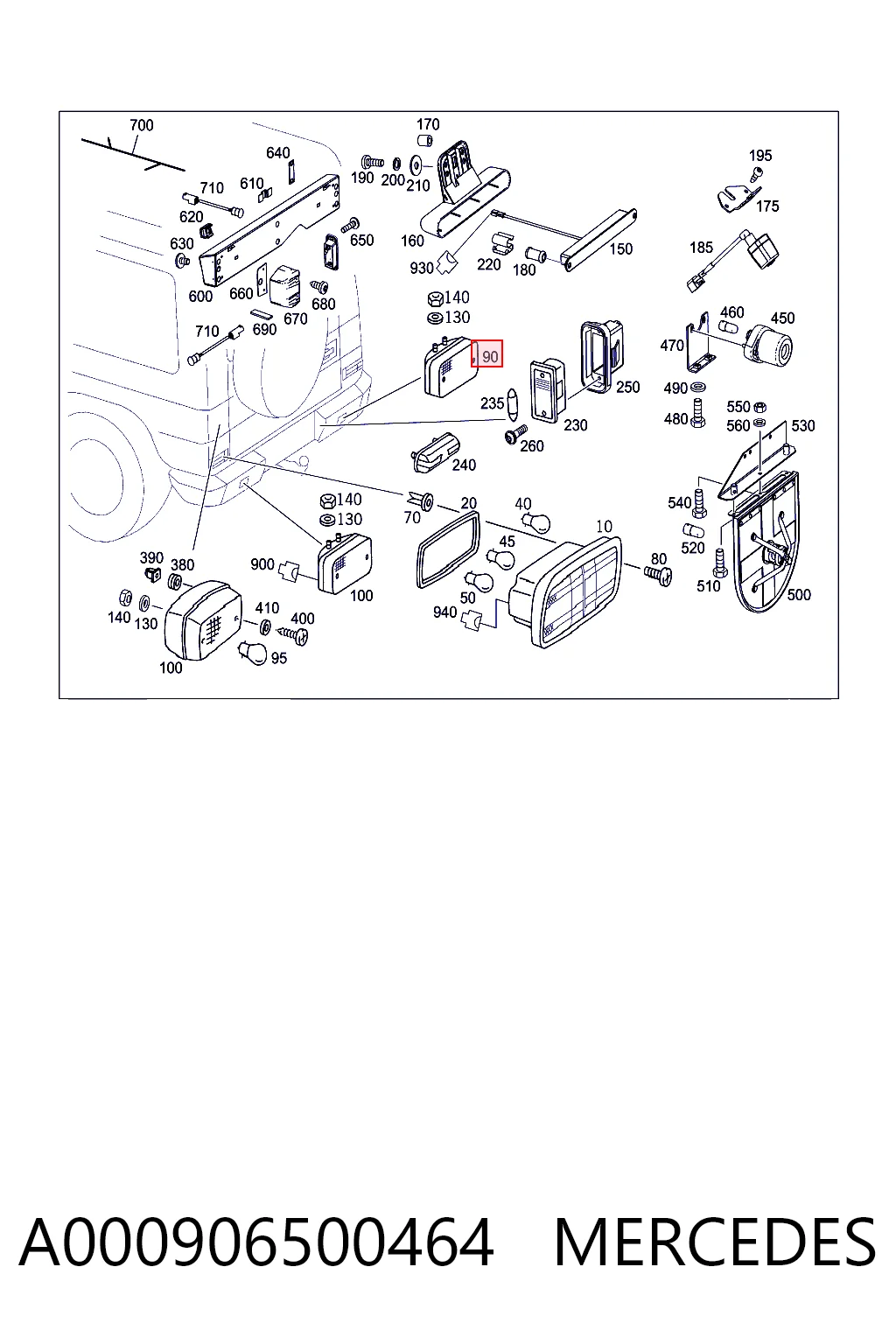 A000906500464 Mercedes