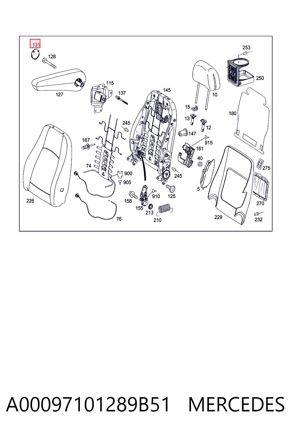 A00097101289B51 Mercedes