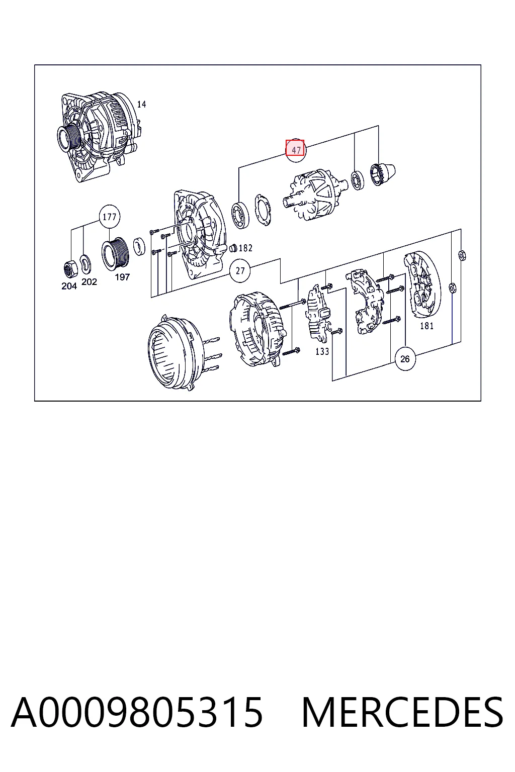 Comprar F00M147802 Bosch Rodamiento alternador