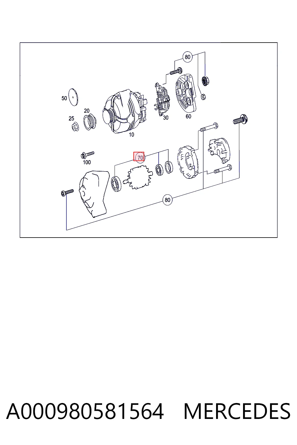 F00M349818 Bosch Cojinete de alternador