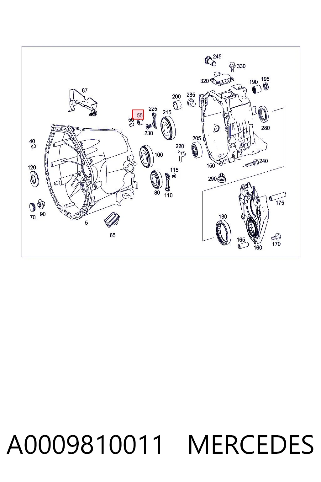 A0009810011 Mercedes