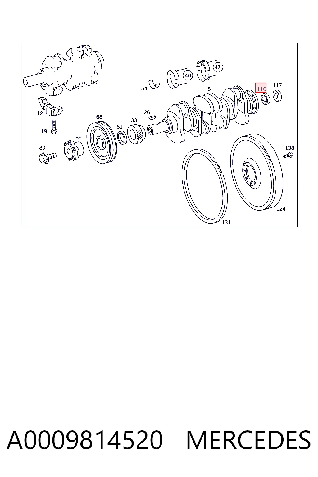 A0009814520 Mercedes