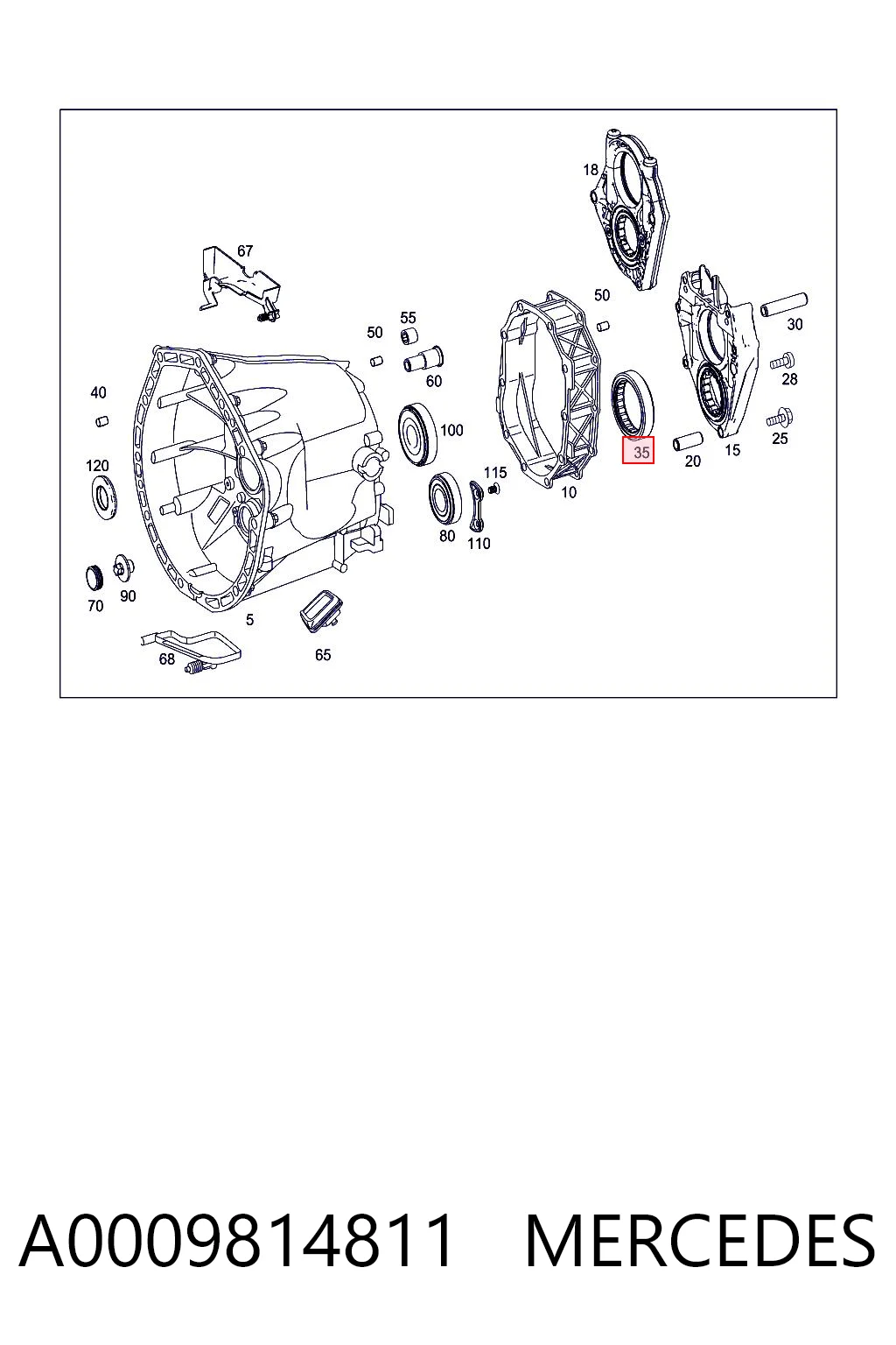 A0009814811 Mercedes