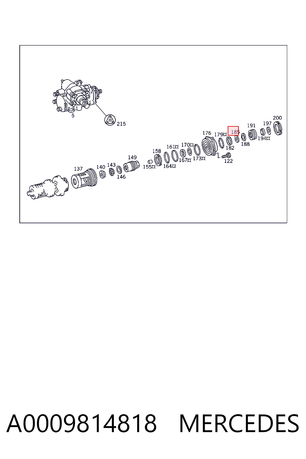 A0009814818 Mercedes