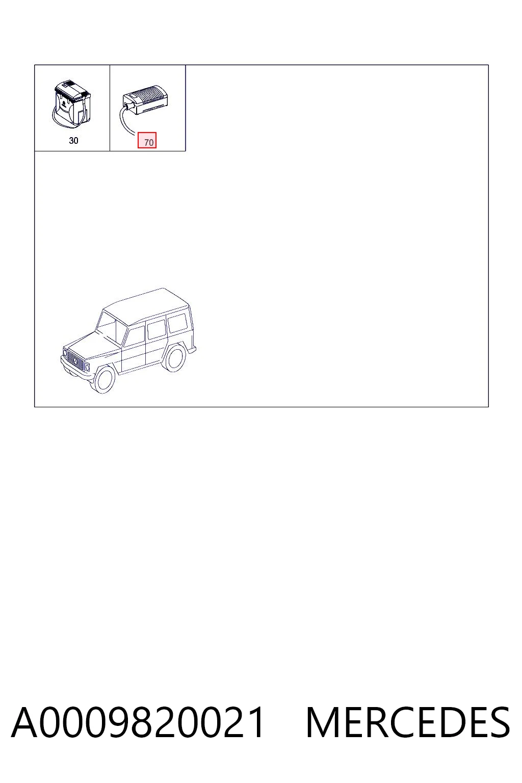 A0009820021 Mercedes