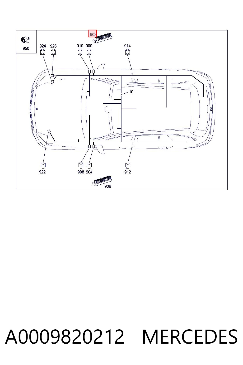 A0009820212 Mercedes