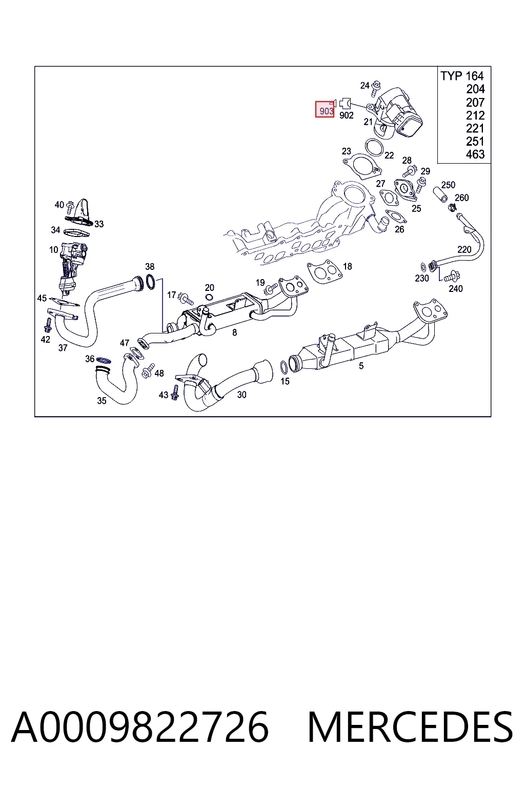 A0009822726 Mercedes