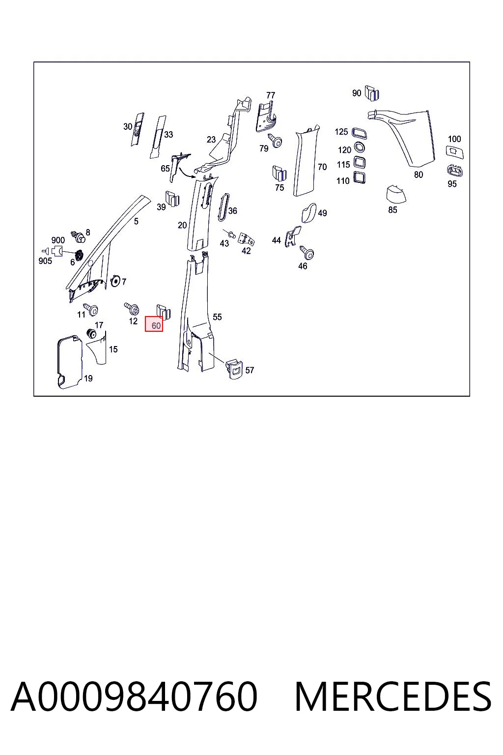 A0009840760 Mercedes