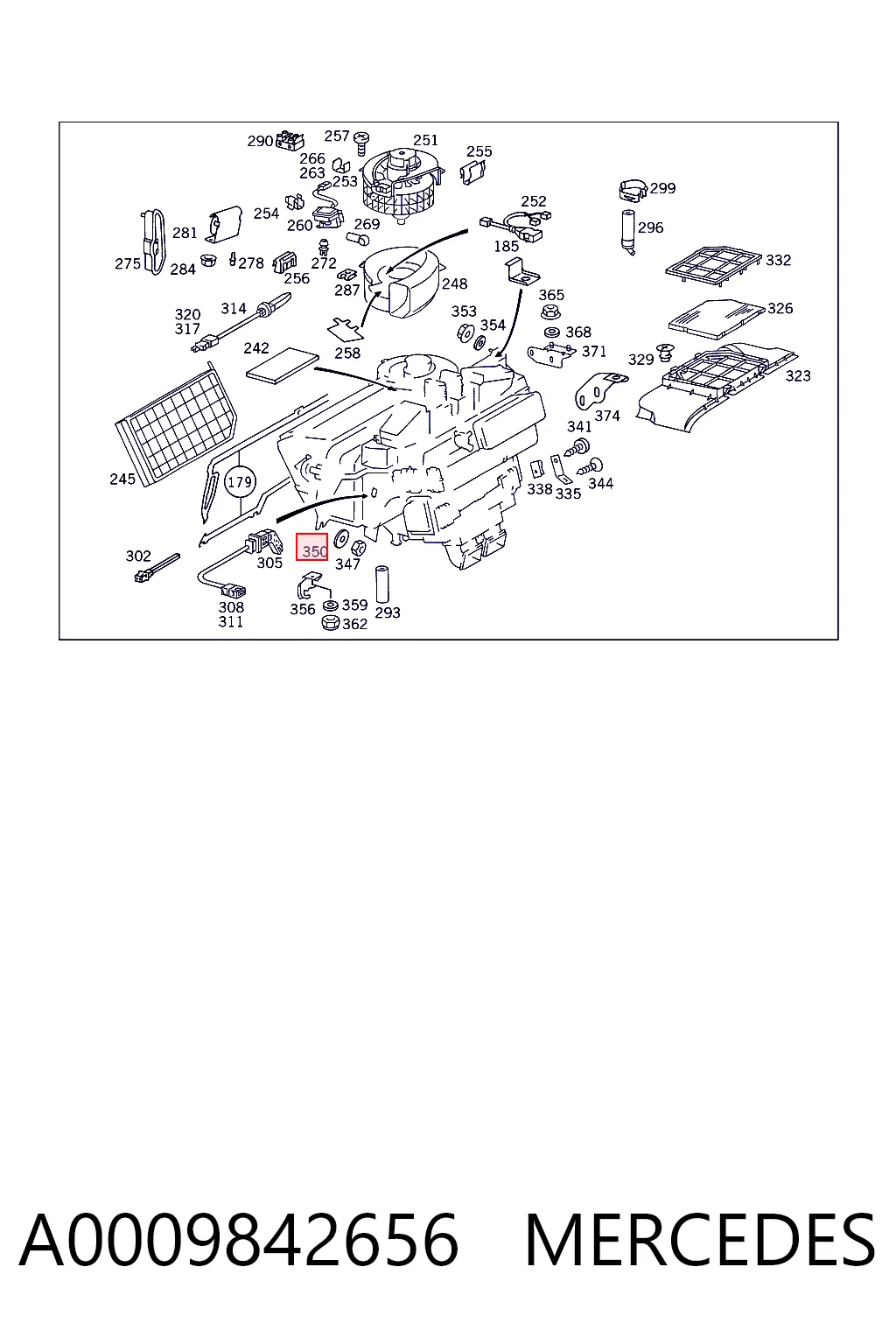 A0009842656 Mercedes