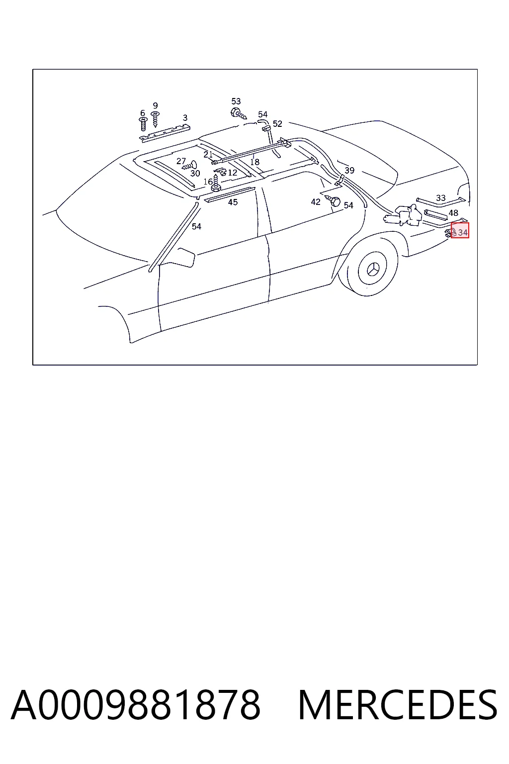 A0009881878 Mercedes