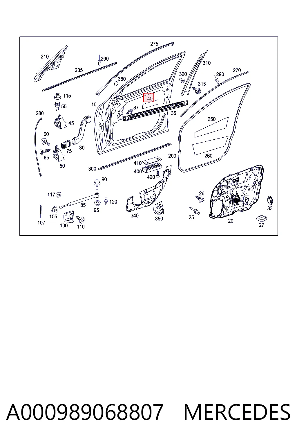 A000989068807 Mercedes