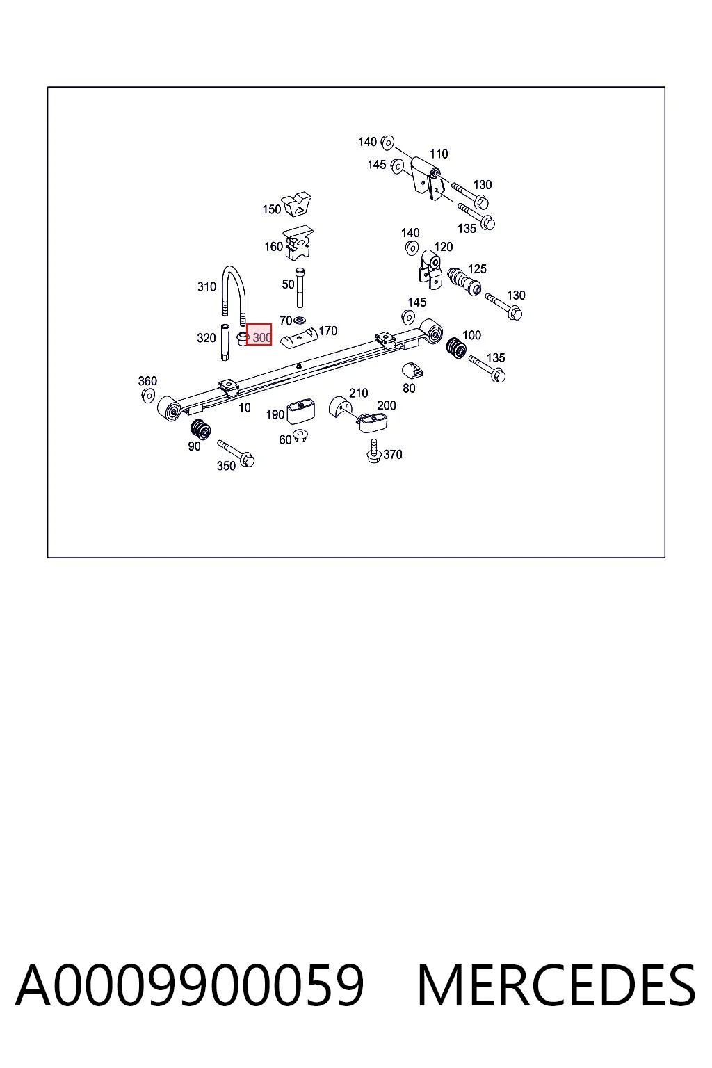 A0009900059 Mercedes