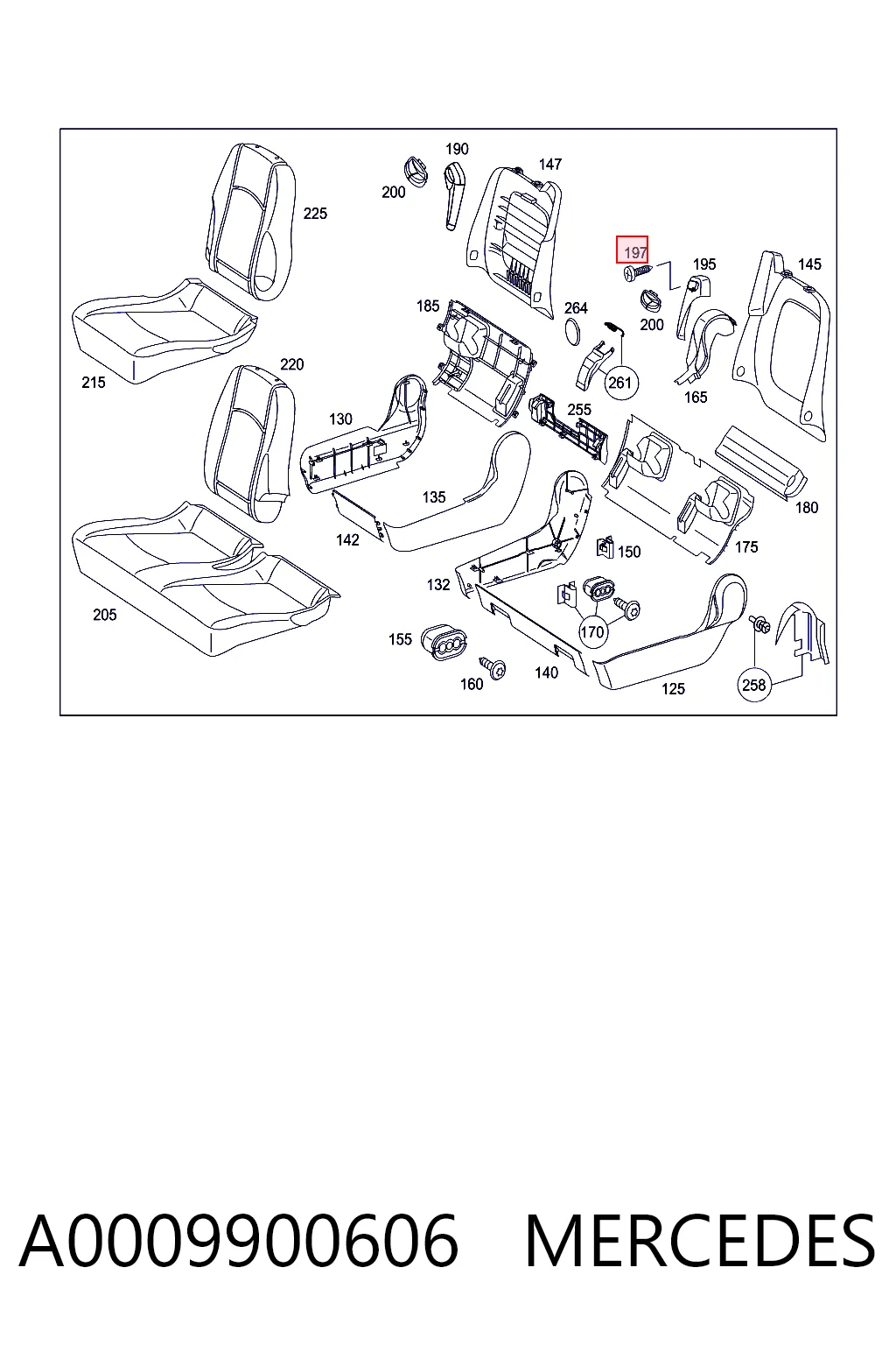 A0009900606 Mercedes