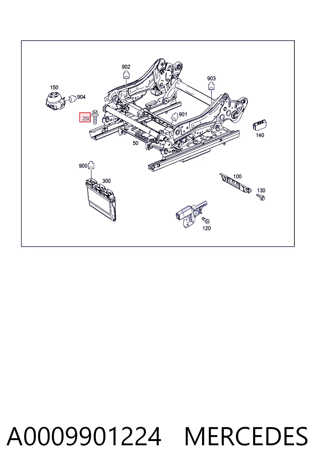 A0009901224 Mercedes