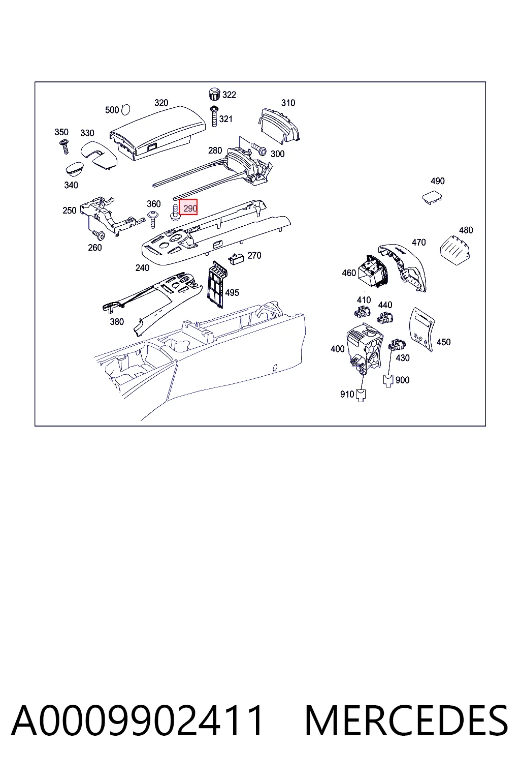 A0009902411 Mercedes