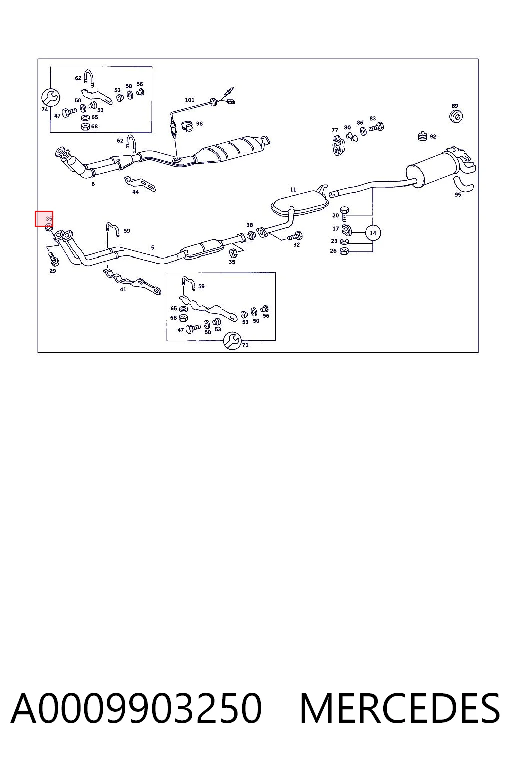 A0009903250 Mercedes