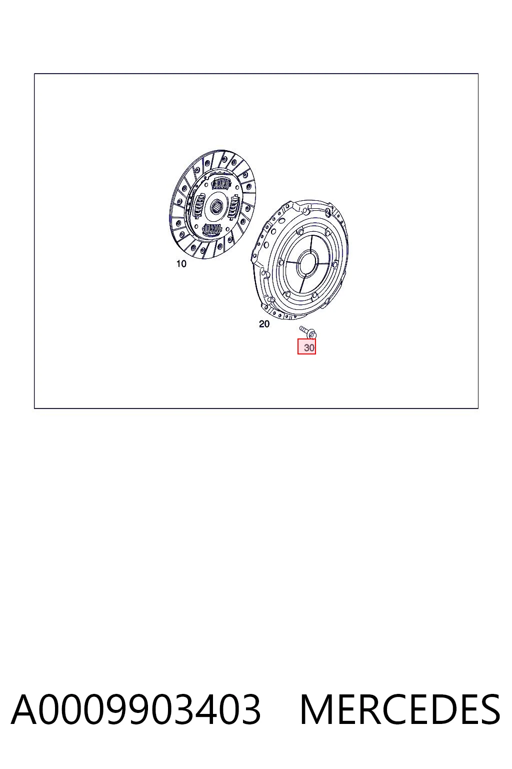 A0009903403 Mercedes