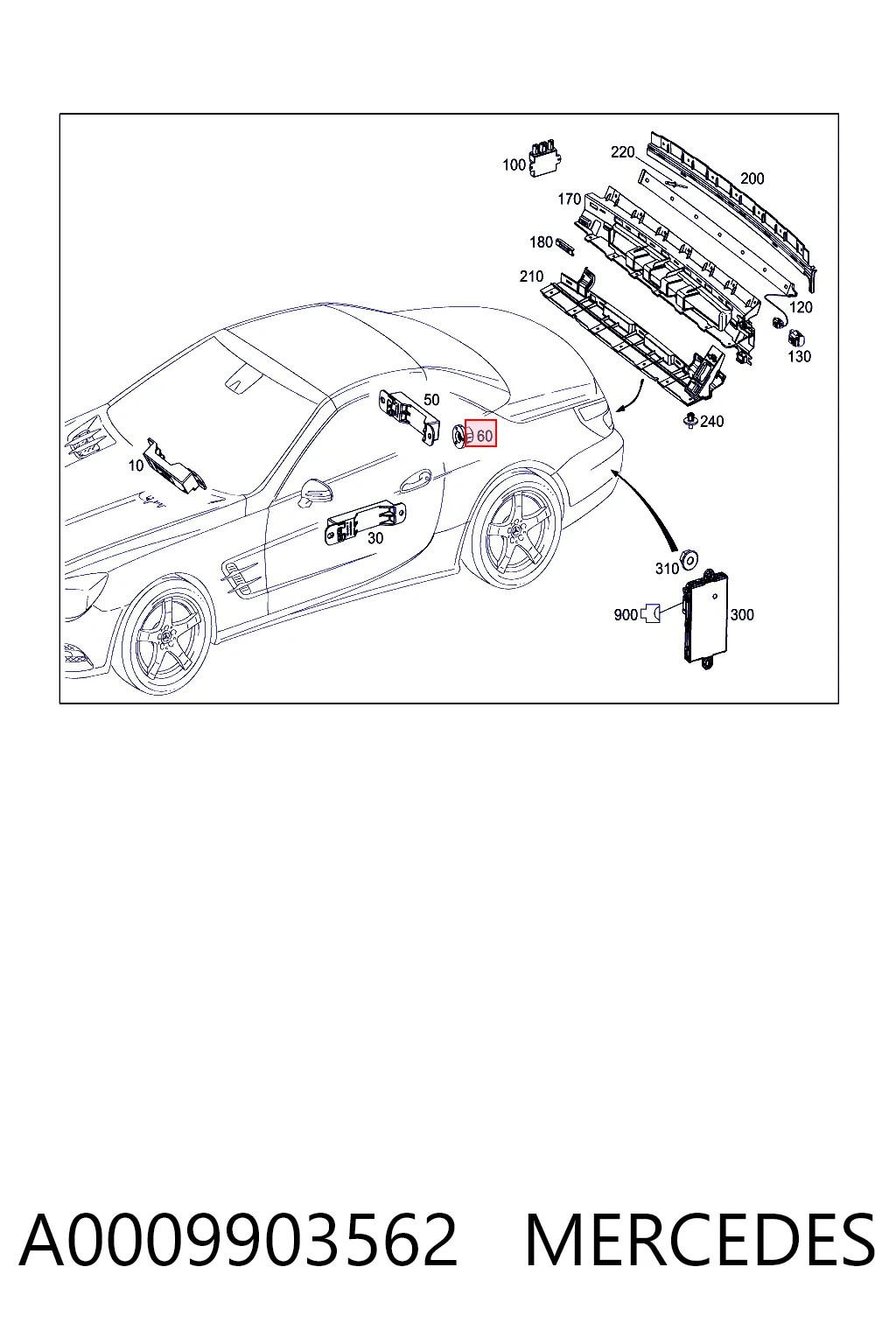 A0009903562 Mercedes