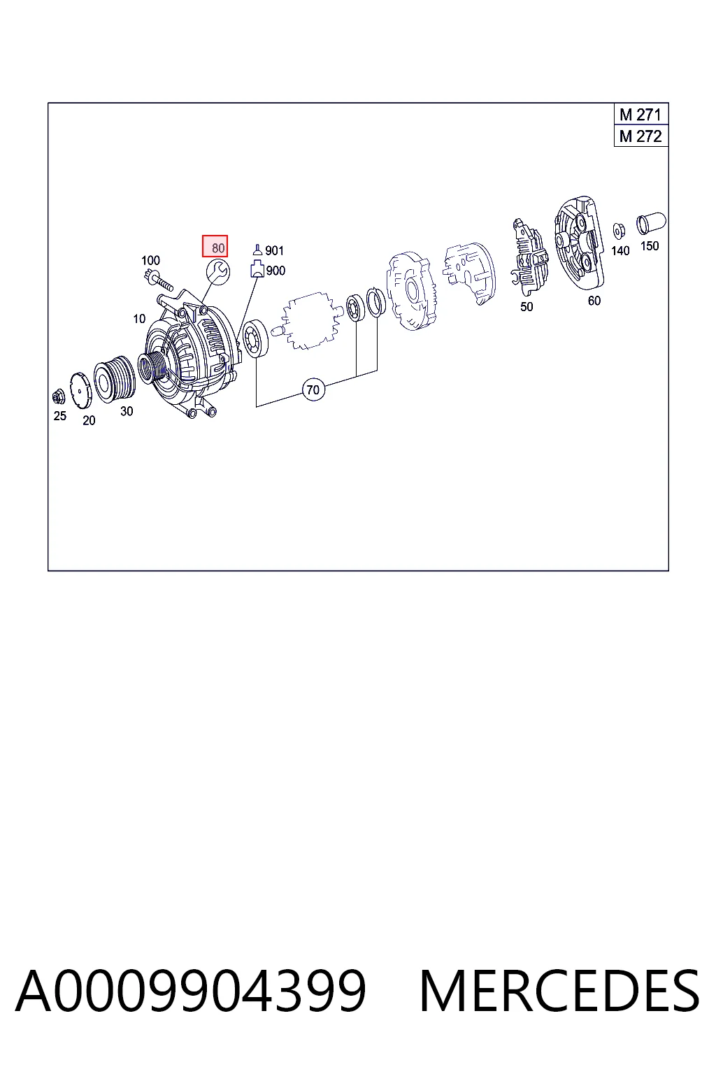 A0009904399 Mercedes