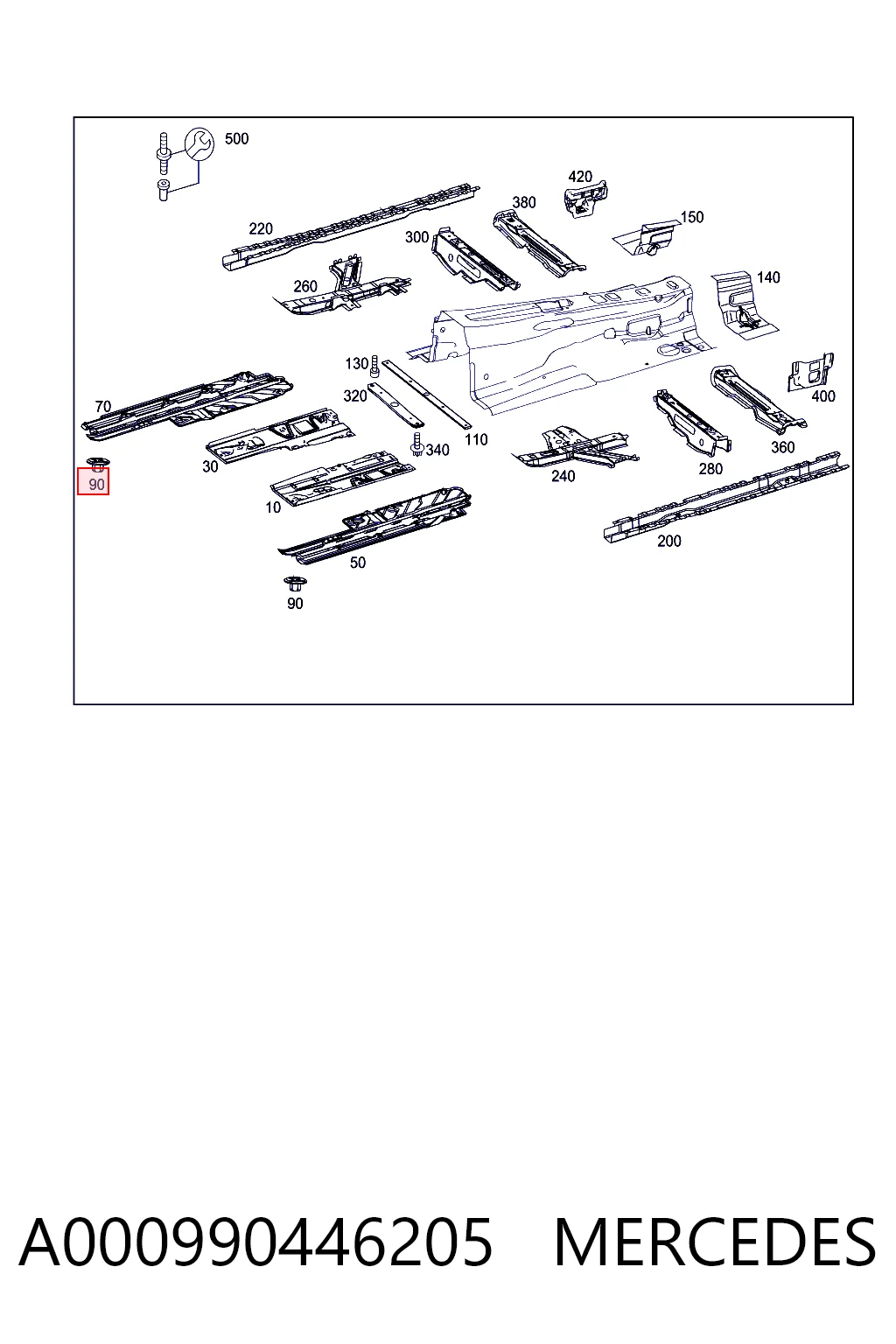 A000990446205 Mercedes