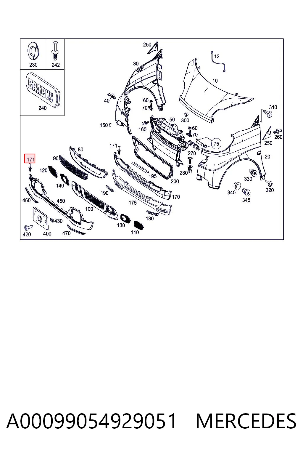 A00099054929051 Mercedes