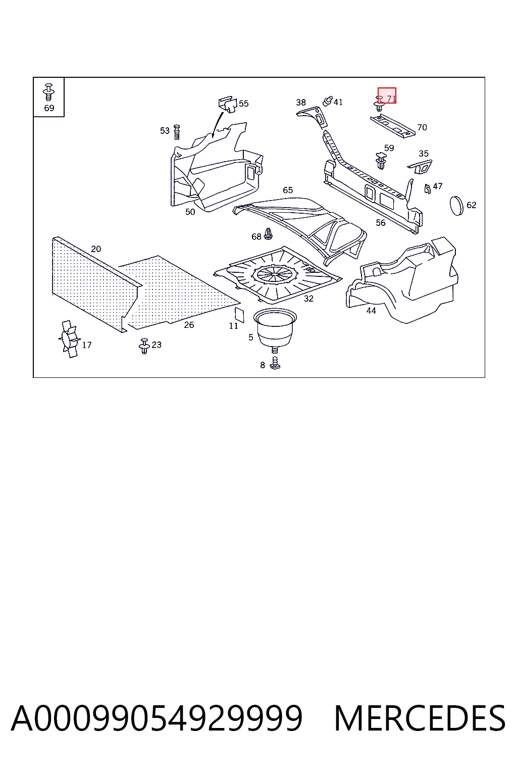 A00099054929999 Mercedes