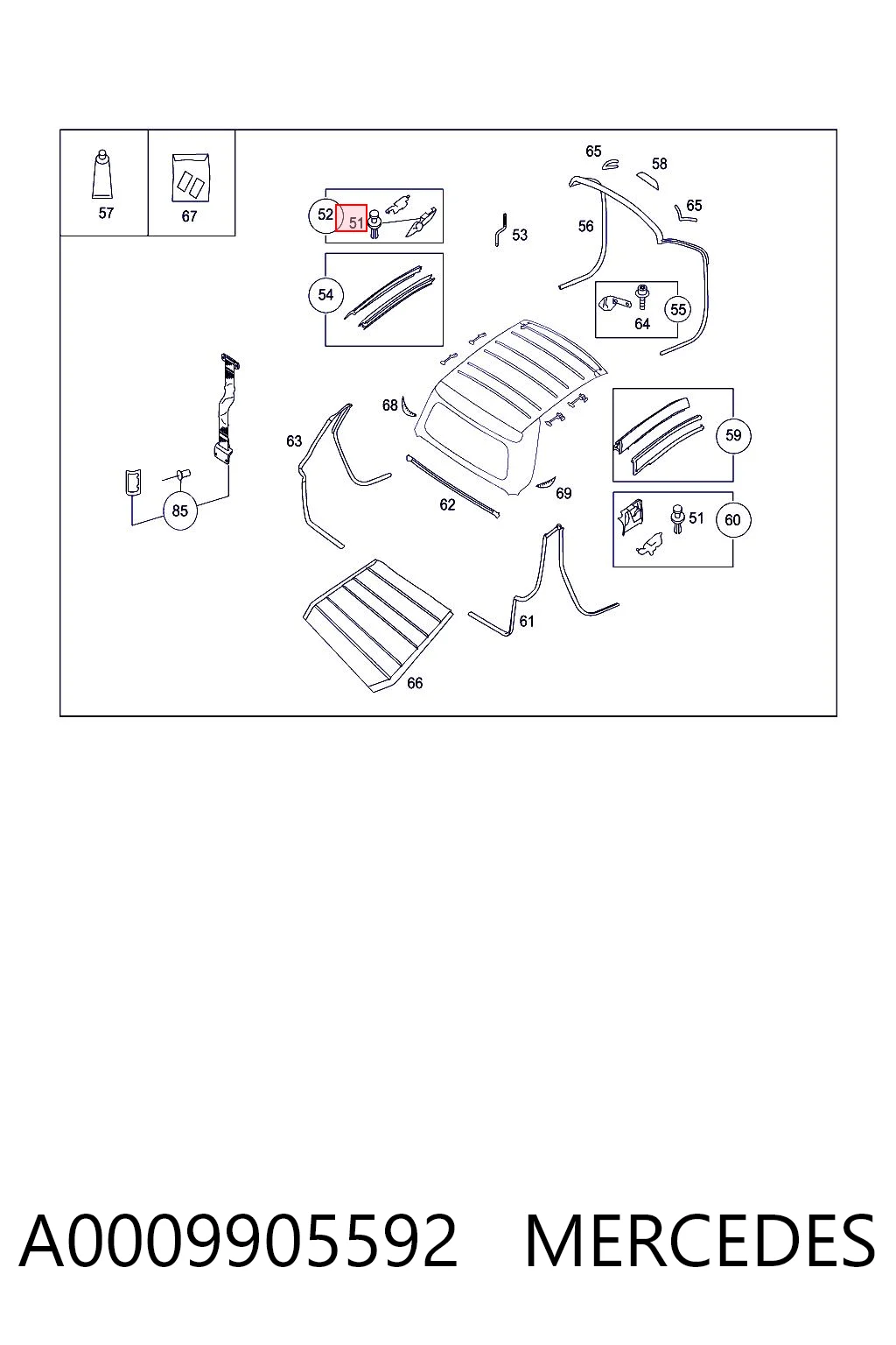 A0009905592 Mercedes