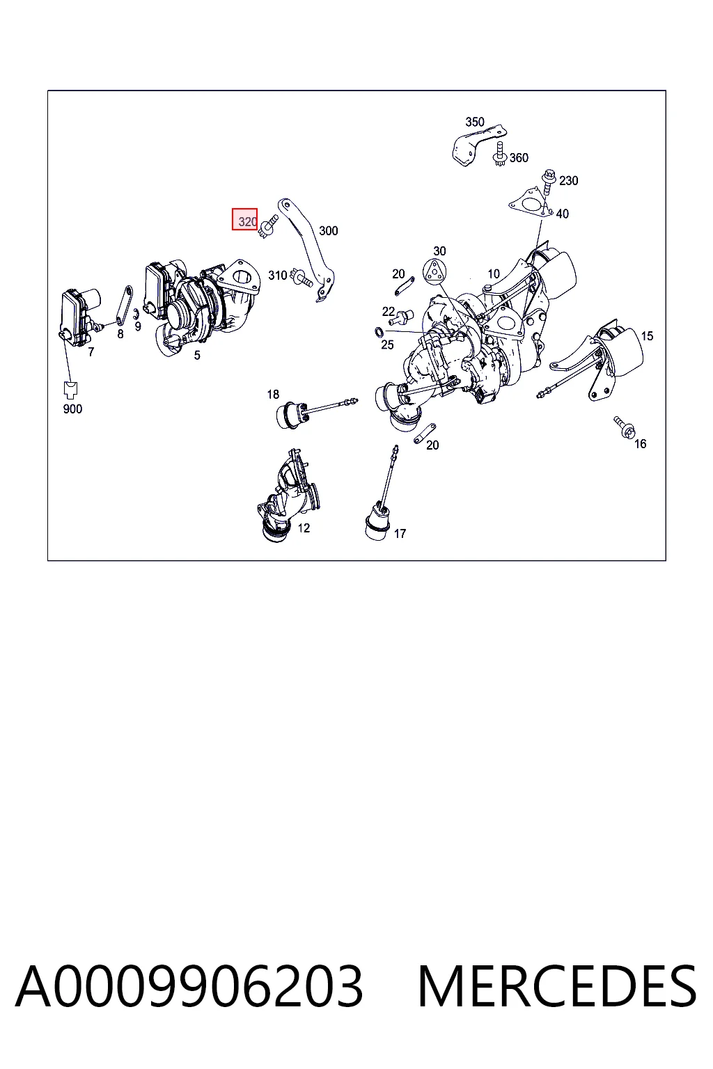 A0009906203 Mercedes