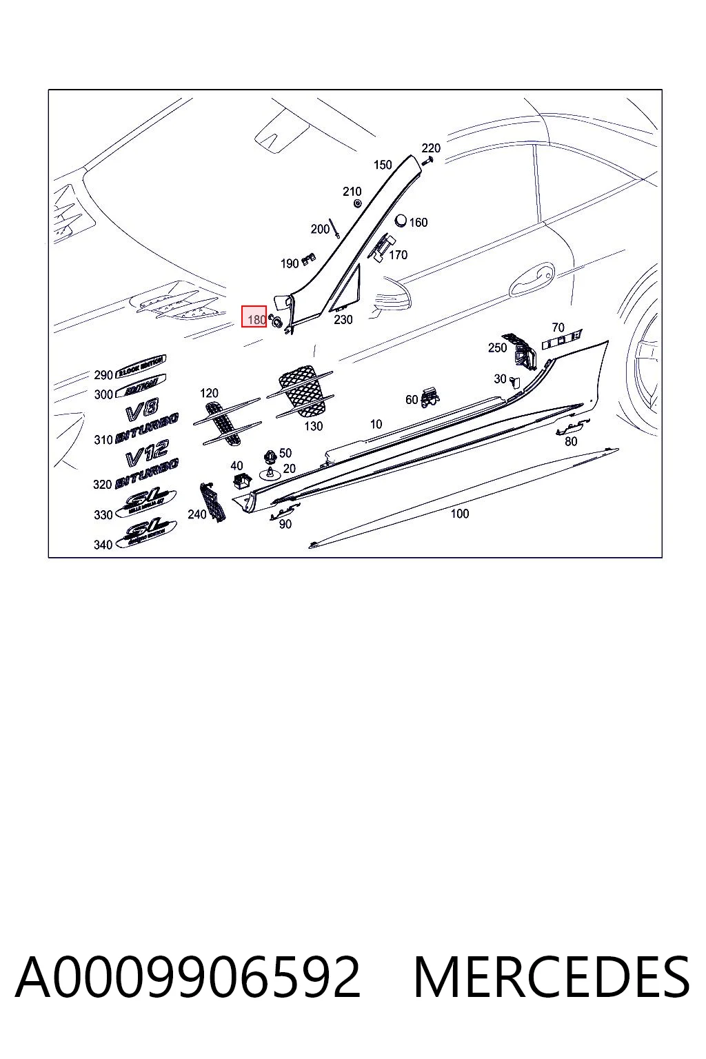 A0009906592 Mercedes